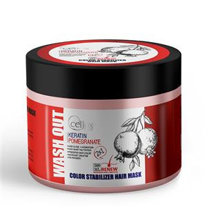 ماسک مو داخل حمام انار و کراتین مخصوص موهای رنگ شده